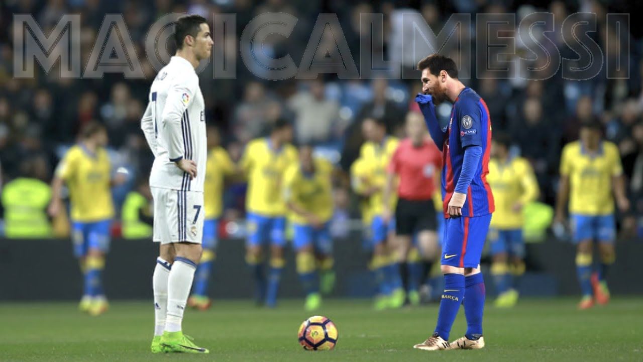 Ronaldo e Messi in campo, 1280x720 HD, Desktop
