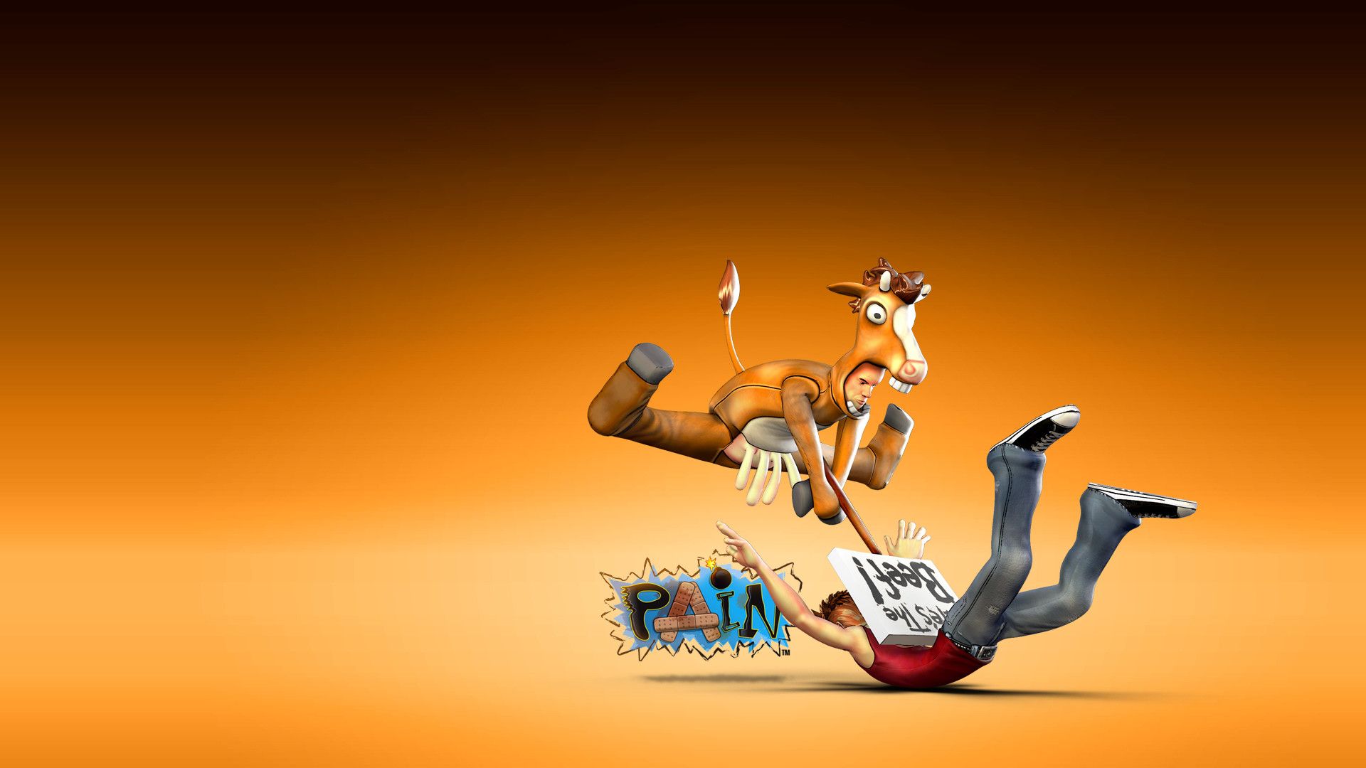 Personaggio 3D cartone caduta, 1920x1080 Full HD 1080p, Desktop