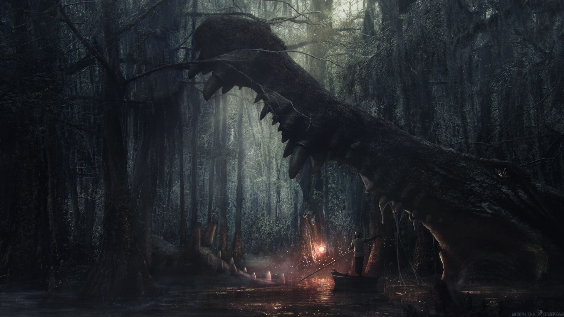 Mostro gigante nella foresta, 1920x1080 1080p, Desktop
