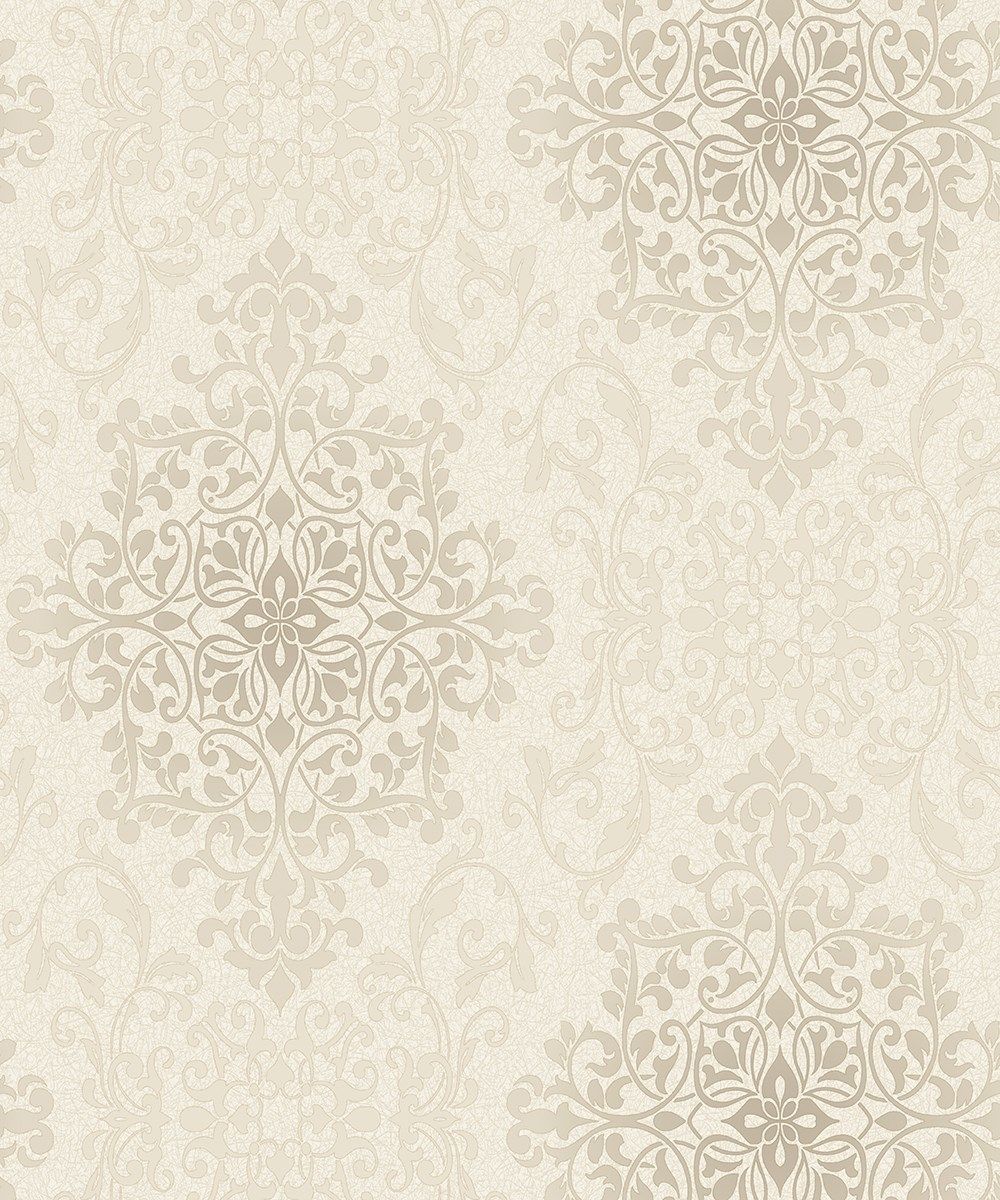 Motivo damascato color crema, 1000x1200 Full HD Verticale, Samsung Galaxy