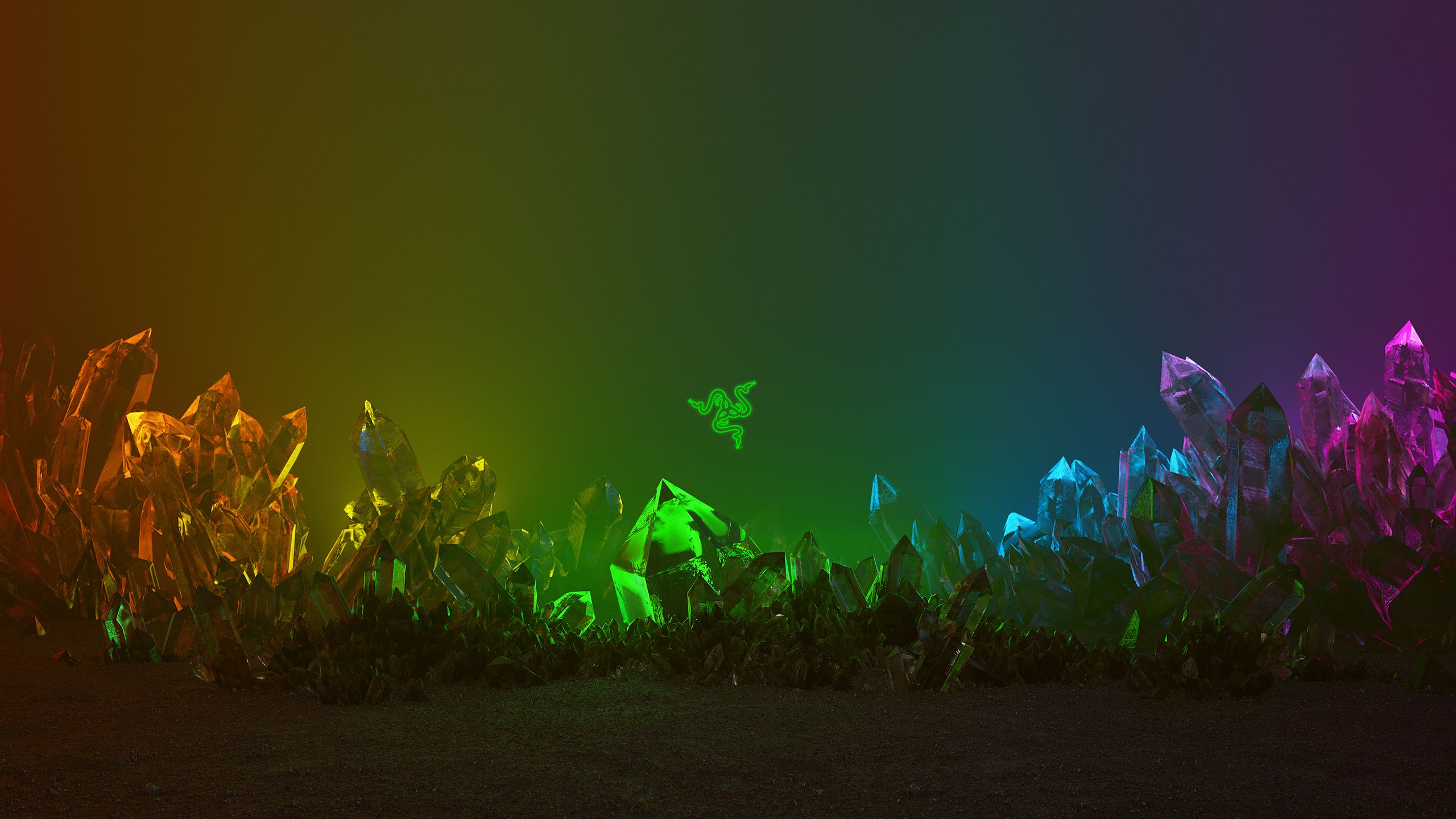 Cristalli Razer Chroma colorati, 2560x1440 2K QHD, PC
