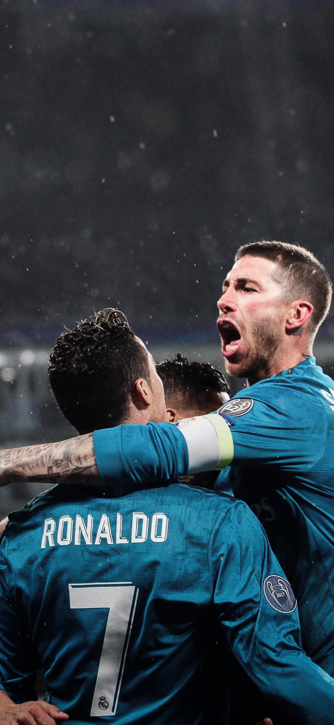 Ronaldo e compagno esultano, Cristiano Ronaldo, 1080x2340 Full HD Verticale, Smartphone