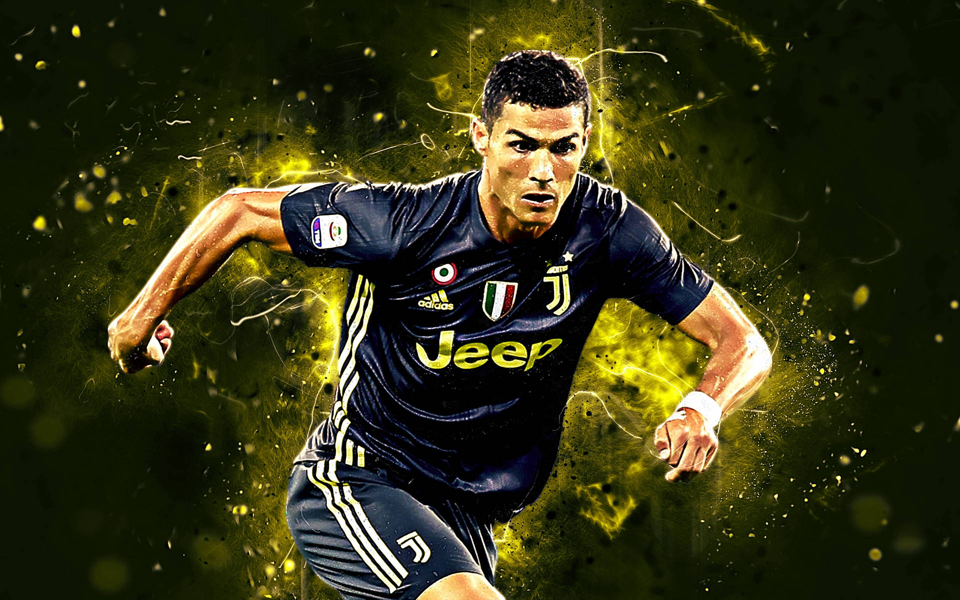 Cristiano Ronaldo Juventus calcio, Serie A, 1920x1200 Full HD+, Laptop