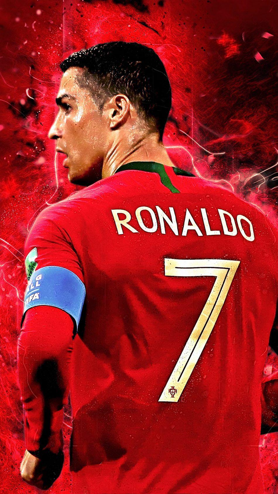 Cristiano Ronaldo maglia Portogallo, 950x1689 Verticale, Telefono