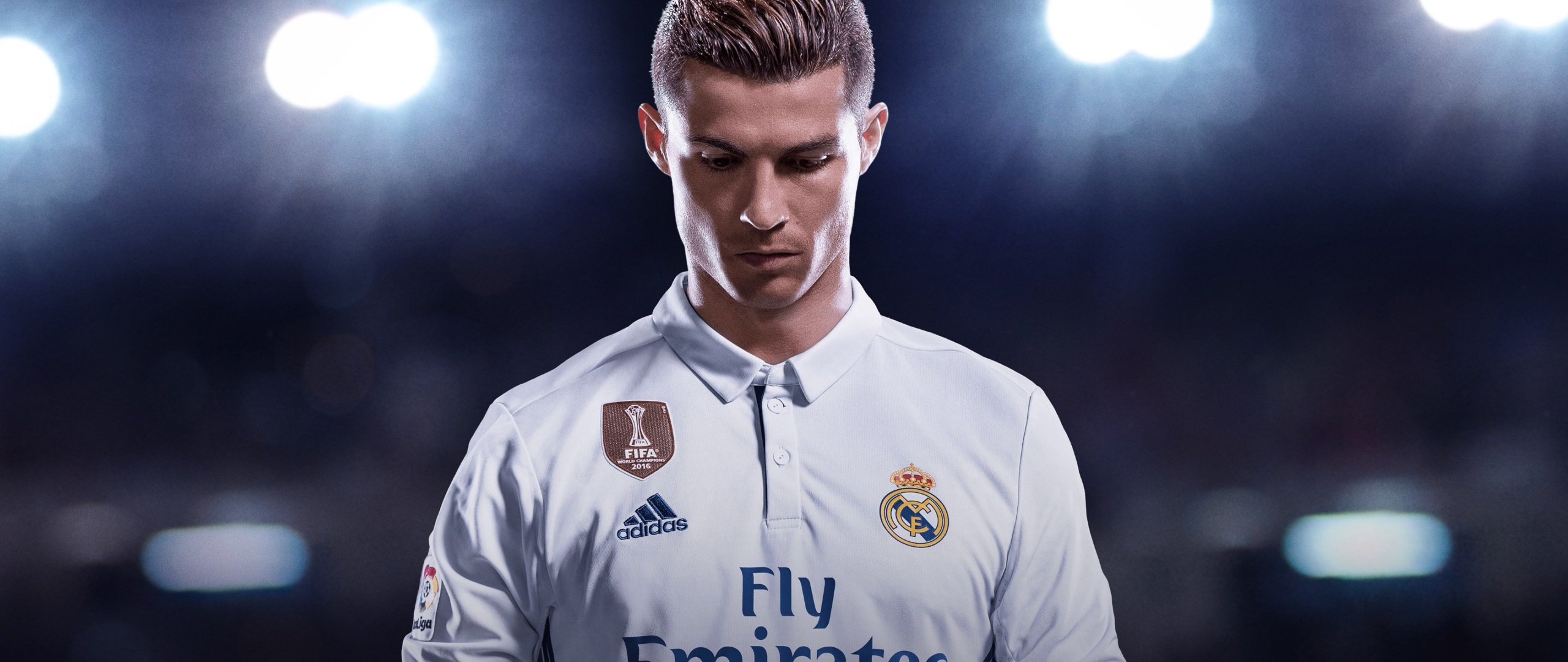 Cristiano Ronaldo Real Madrid, calcio, 2560x1080 Panoramico, Dual Screen