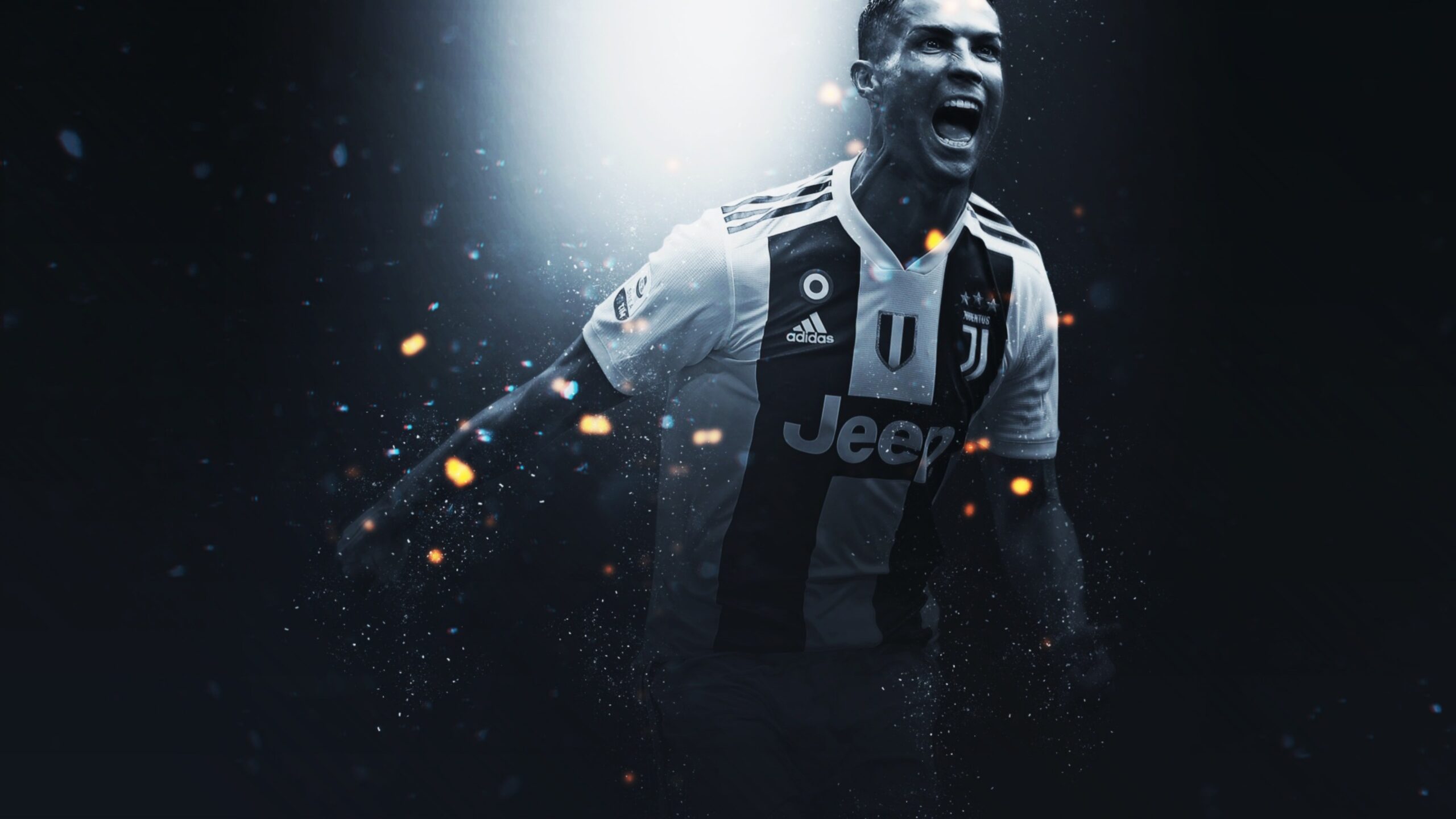 Cristiano Ronaldo Juventus esultanza, 2560x1440 1440p, Monitor Gaming