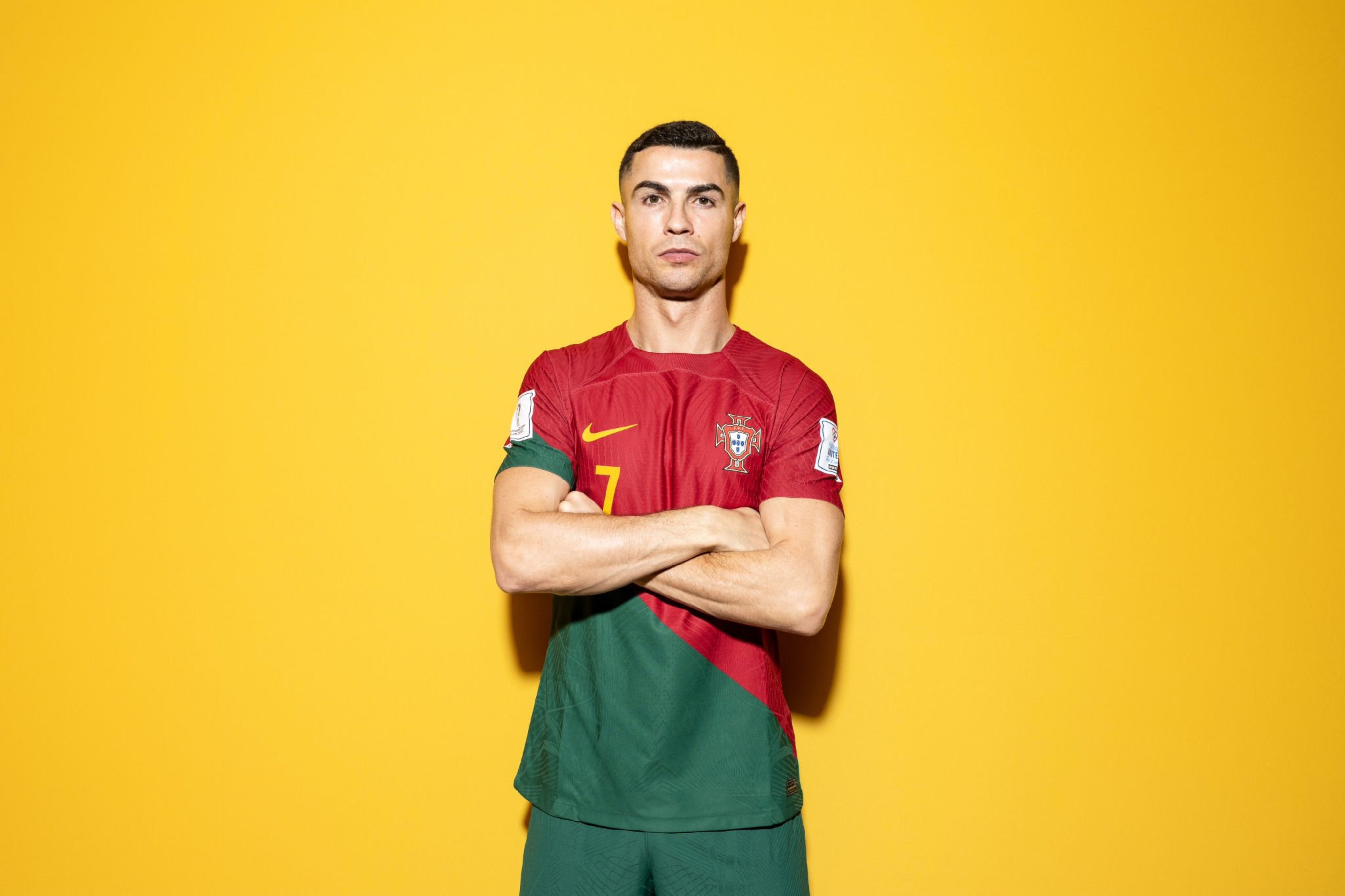 Cristiano Ronaldo Portogallo maglia, 4096x2730 UHD, PC 4K