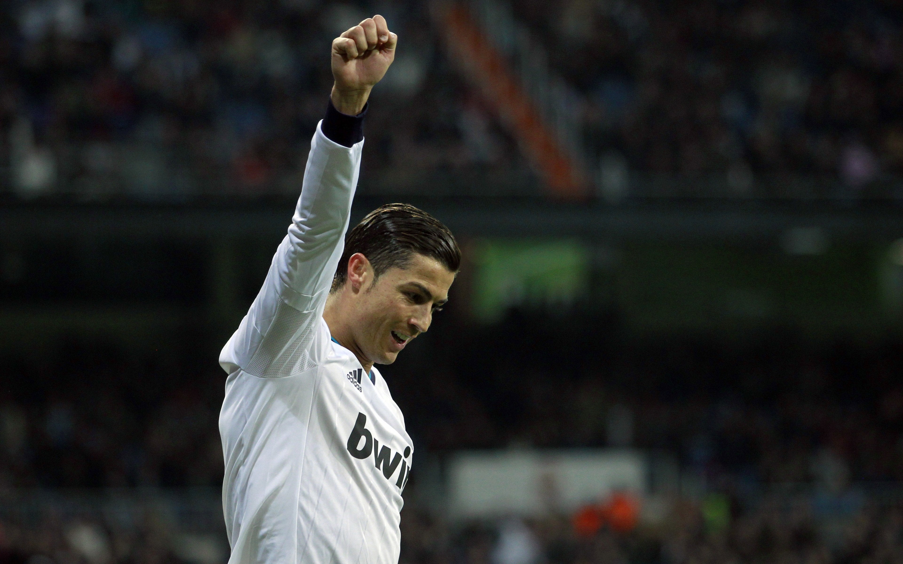 Cristiano Ronaldo esultanza Real Madrid, Liga spagnola, 3840x2400 4K, Desktop 4K