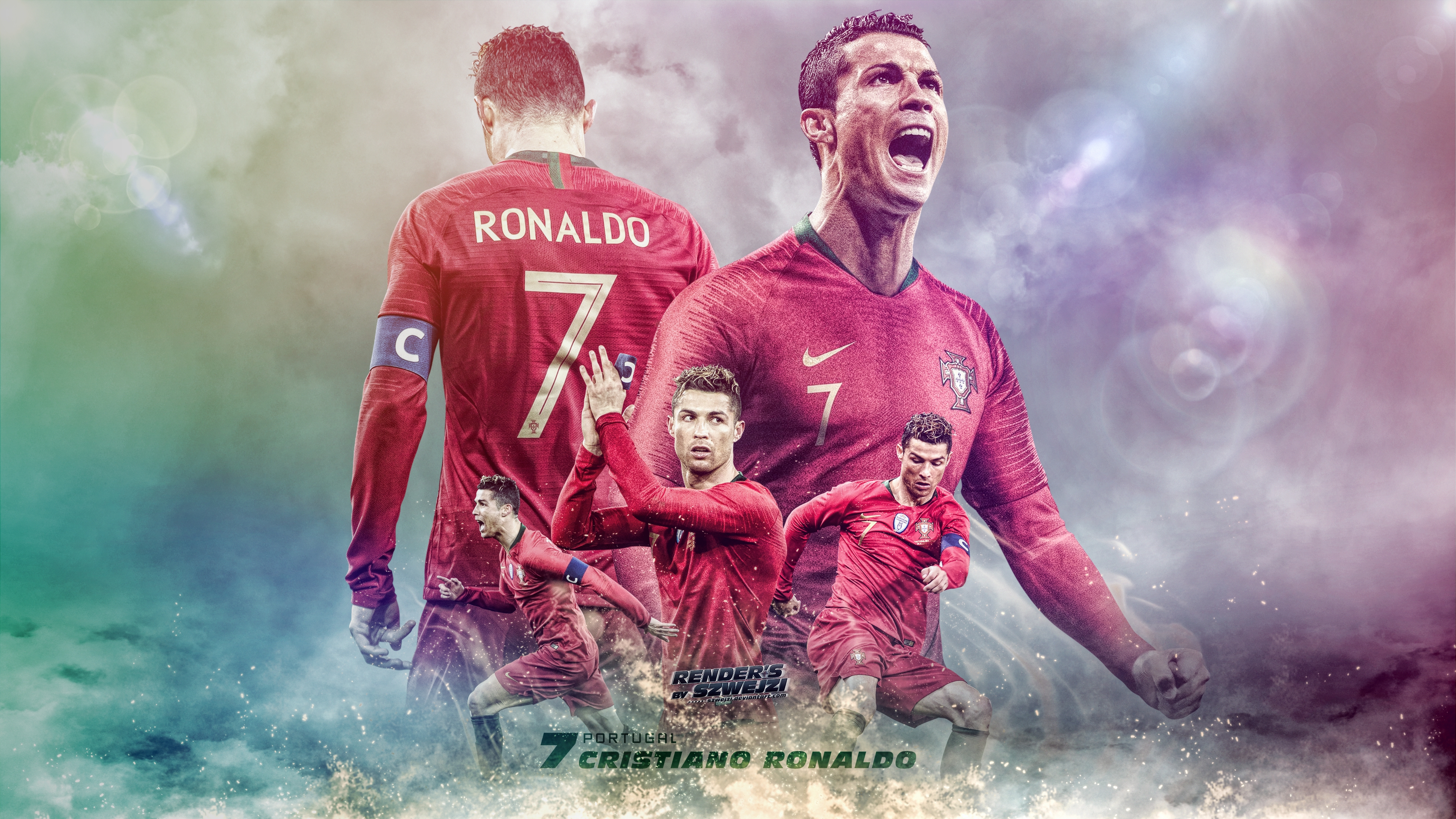 Cristiano Ronaldo Portogallo, 3840x2160 UHD, PC 4K
