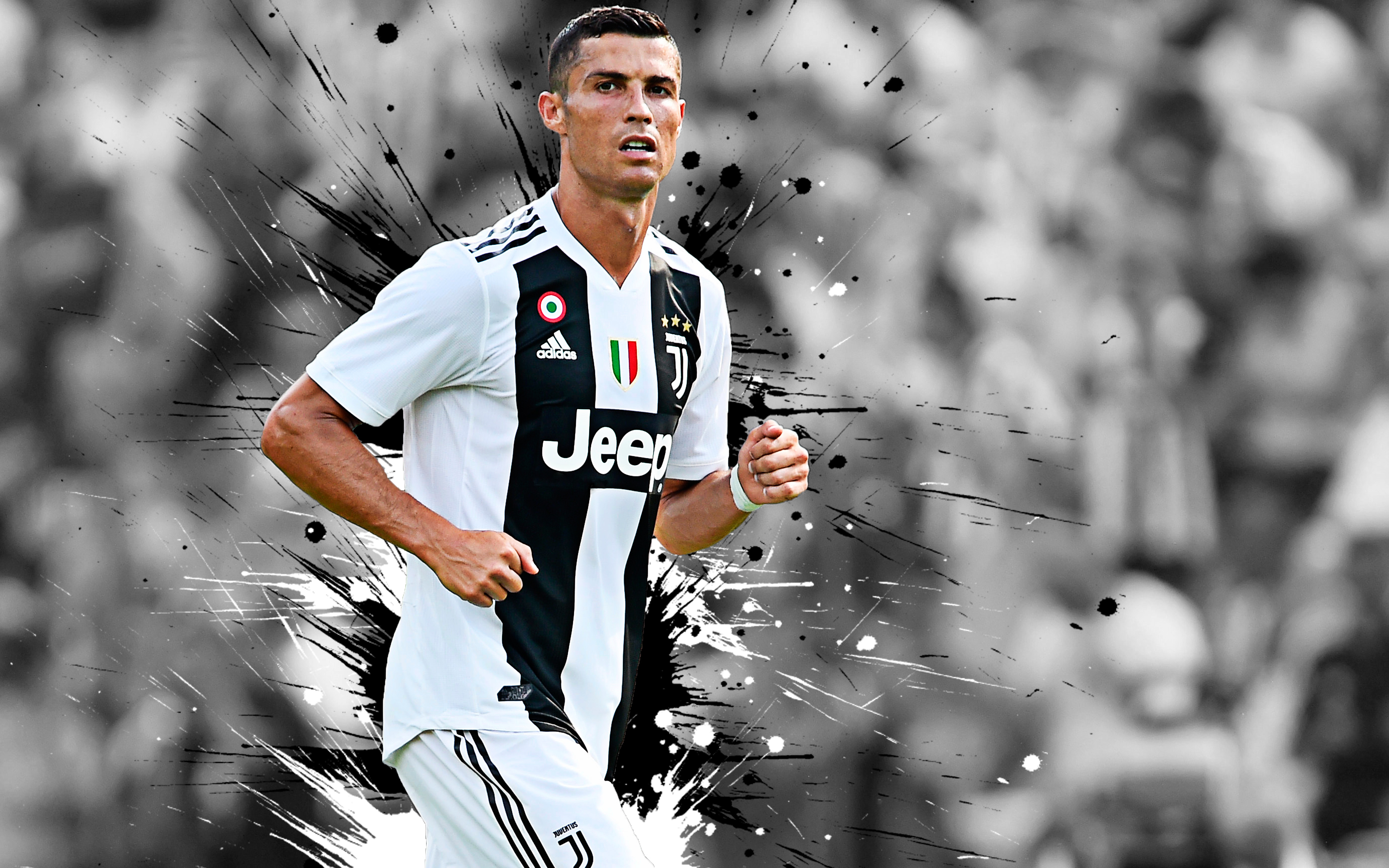 Cristiano Ronaldo maglia Juventus, Torino, 3840x2400 UHD, PC 4K