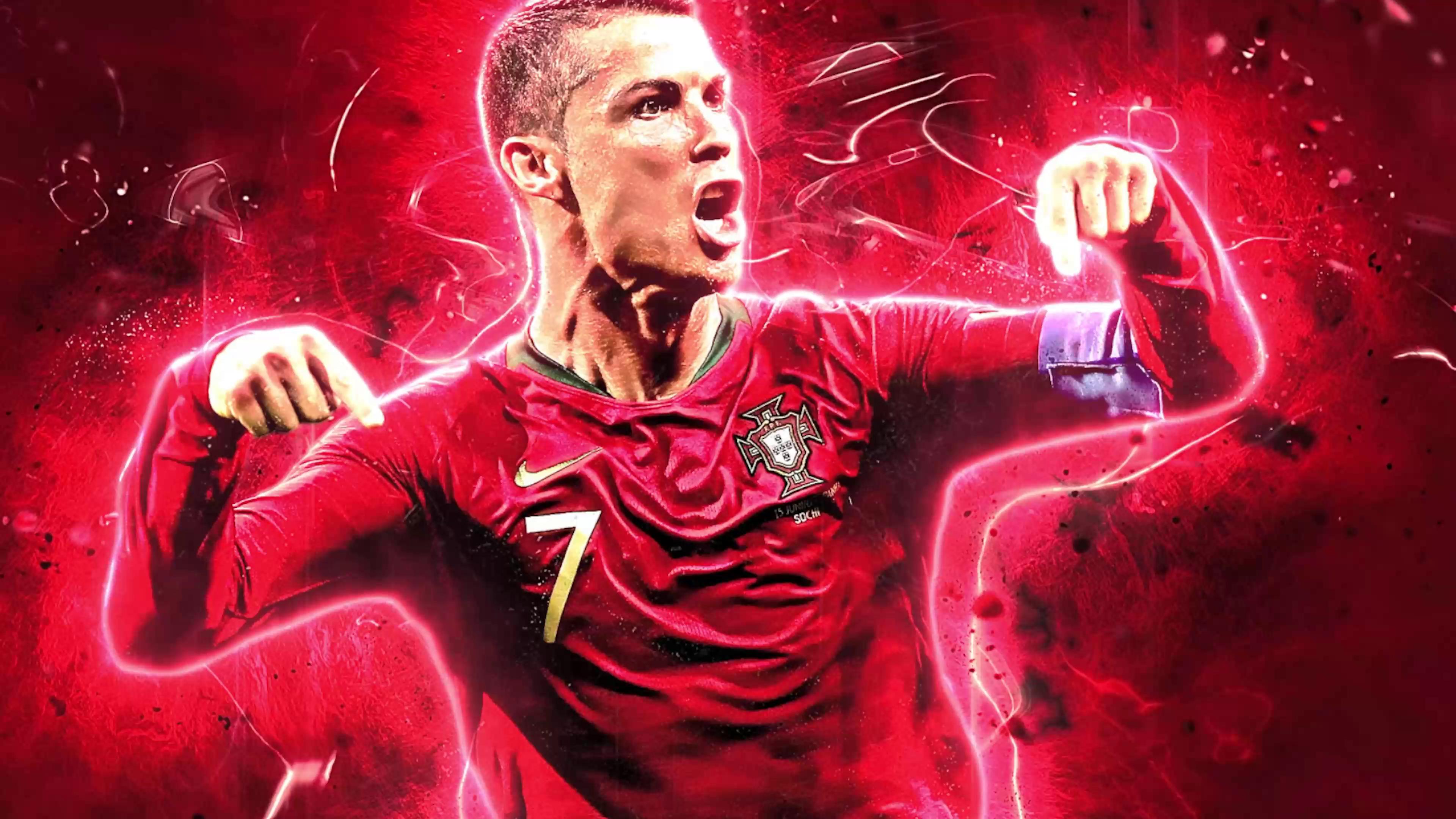 Cristiano Ronaldo maglia Portogallo, 3840x2160 UHD, PC 4K
