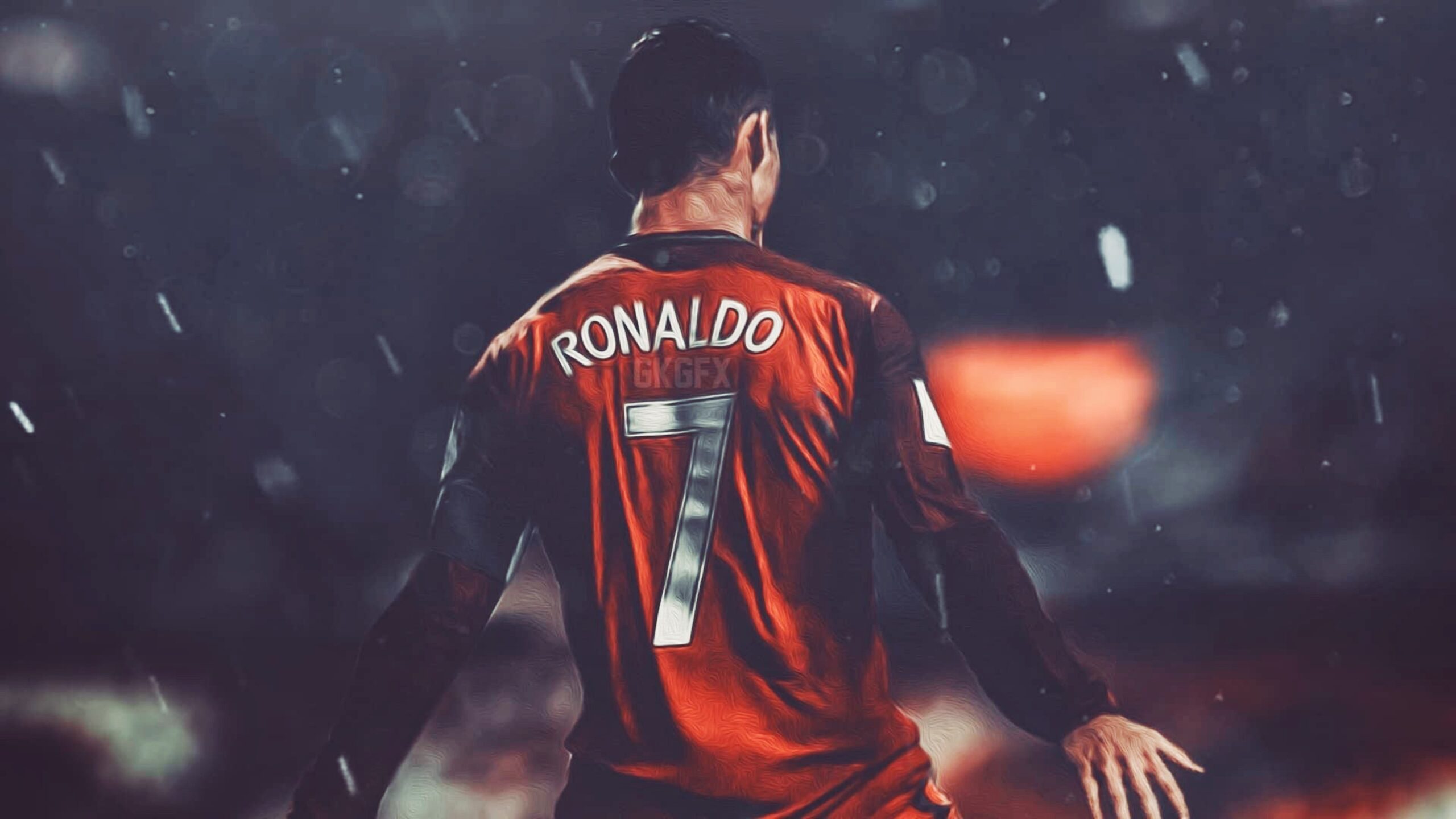 Cristiano Ronaldo maglia numero 7, 2560x1440 2K, Desktop