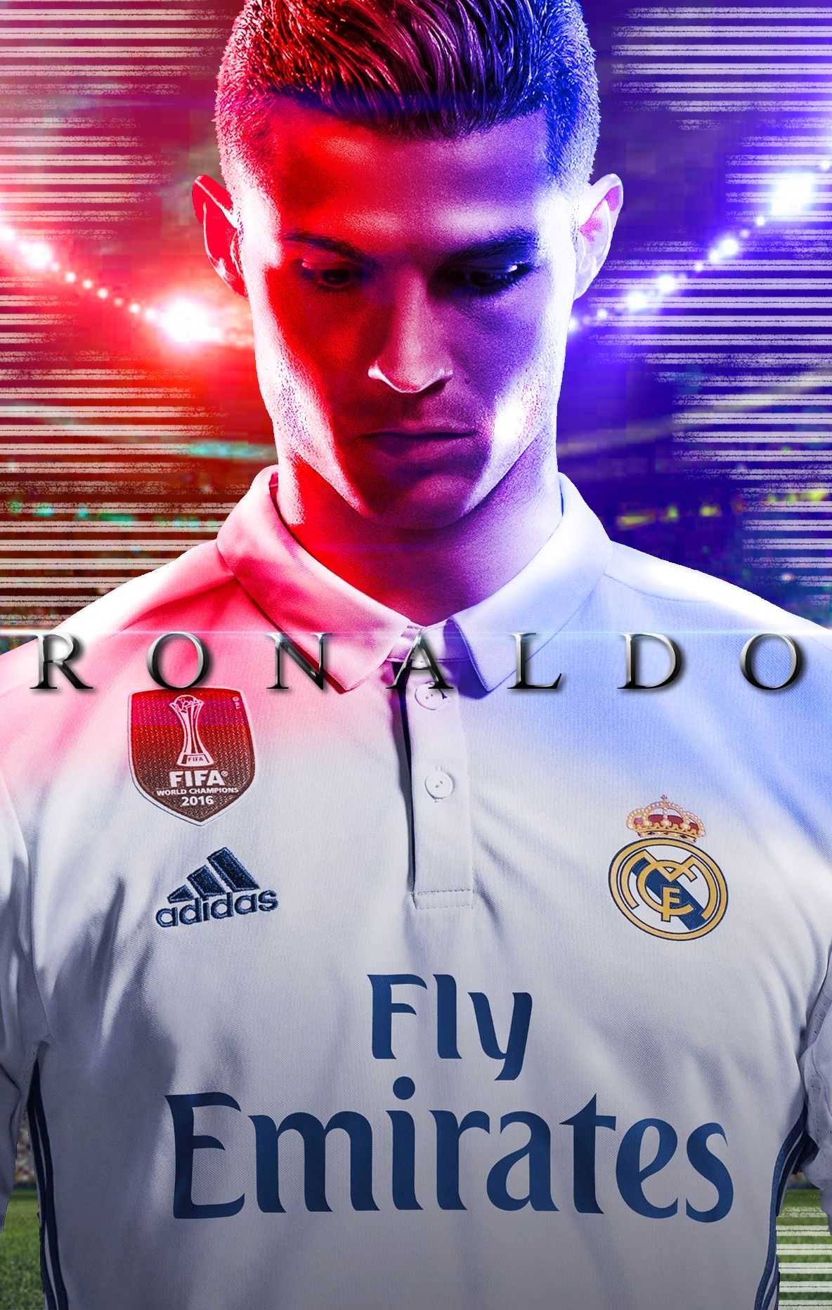 Cristiano Ronaldo Real Madrid, calcio, 1184x1864 Verticale, Mobile