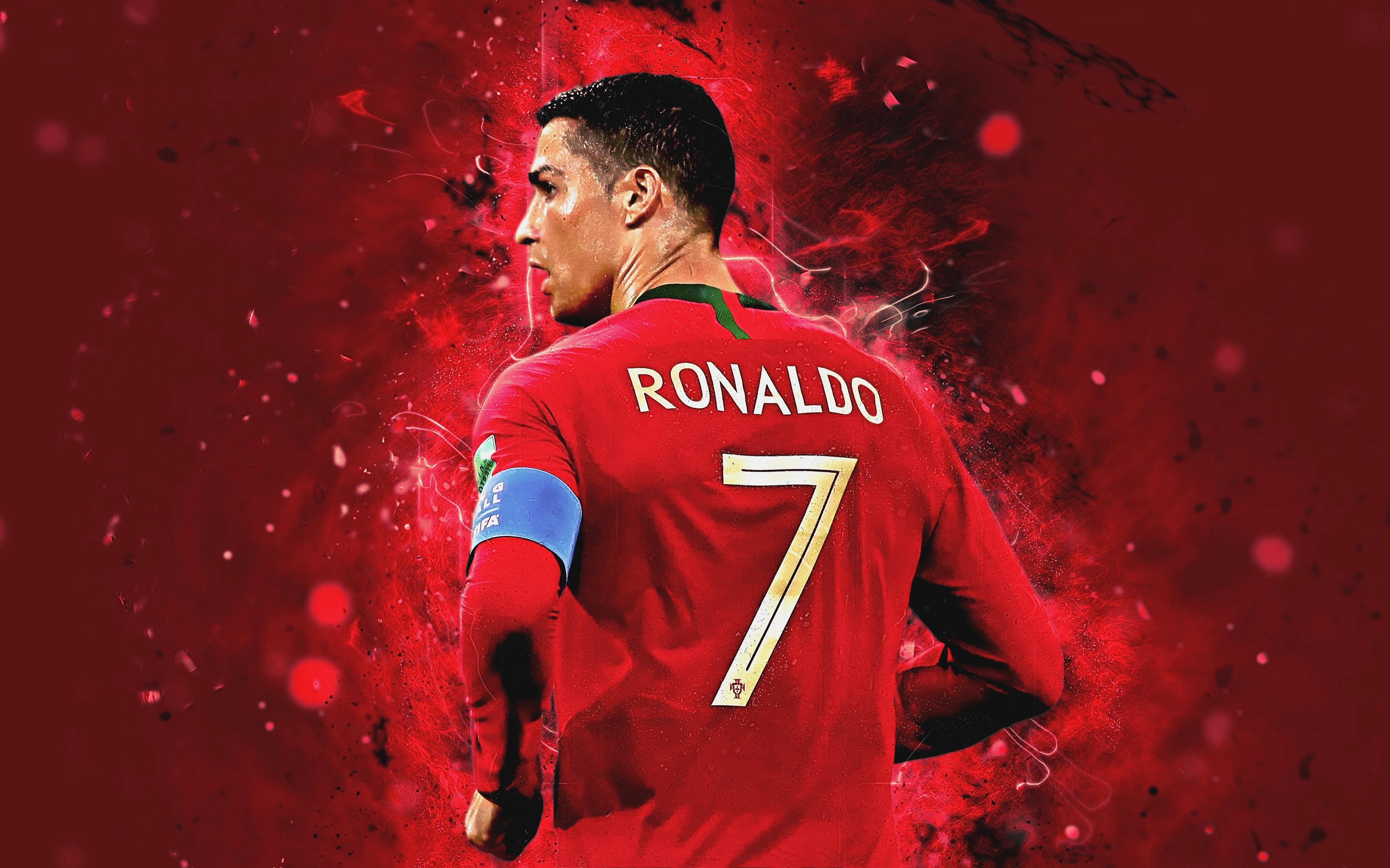 Cristiano Ronaldo Portogallo numero 7, 3840x2400 4K, Desktop 4K