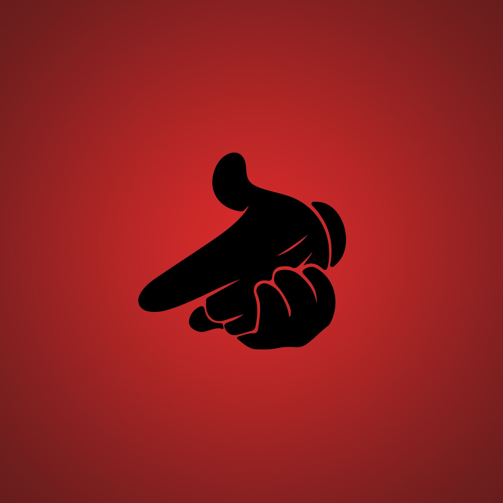 Mano pistola logo Crooks, 2048x2048 alta risoluzione, Desktop