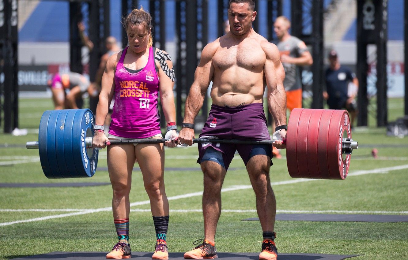 Atleti CrossFit sollevamento bilanciere, 1332x850 720p, Lenovo Legion
