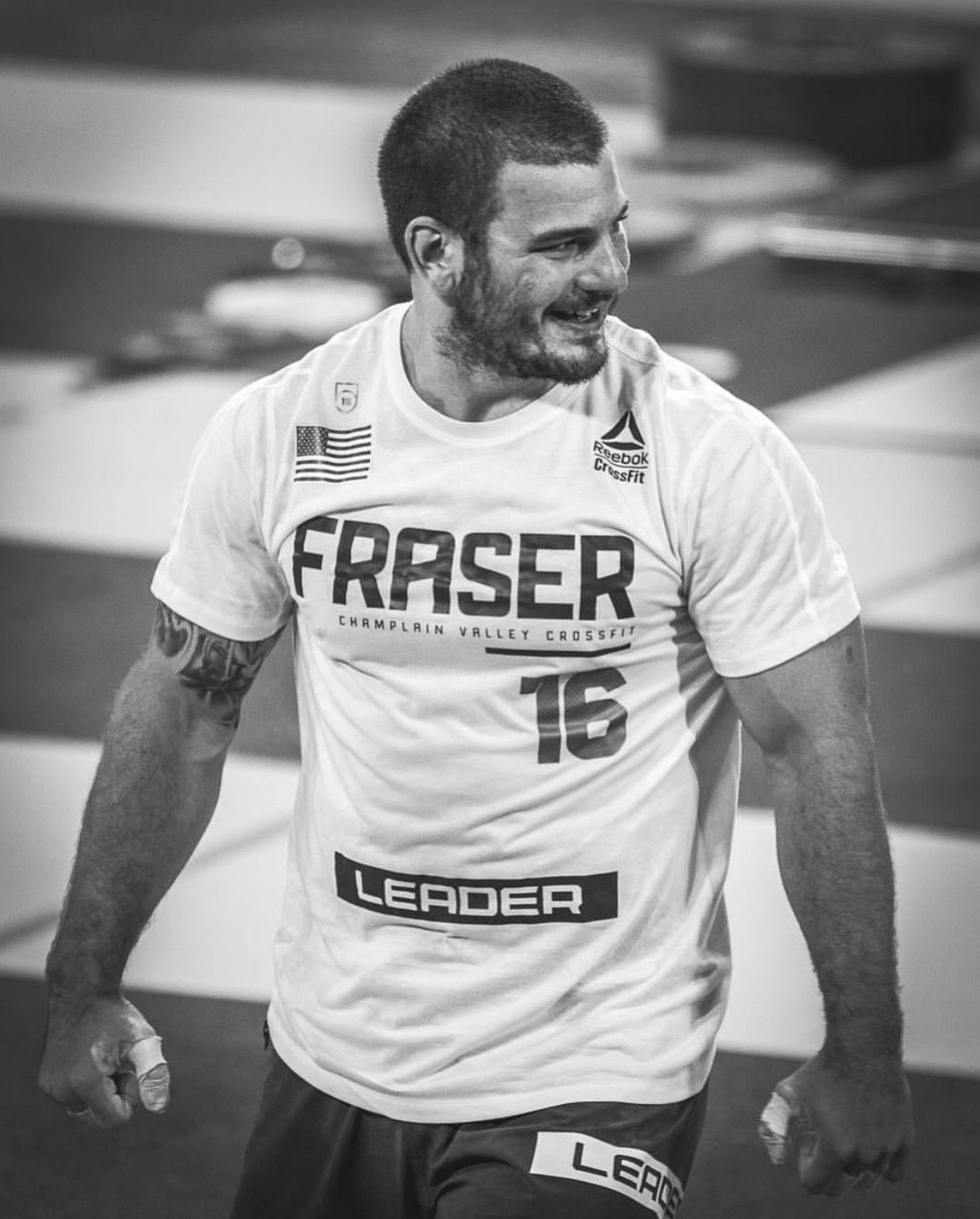 Atleta Fraser CrossFit bianco/nero, 1242x1545 Full HD Verticale, iPhone