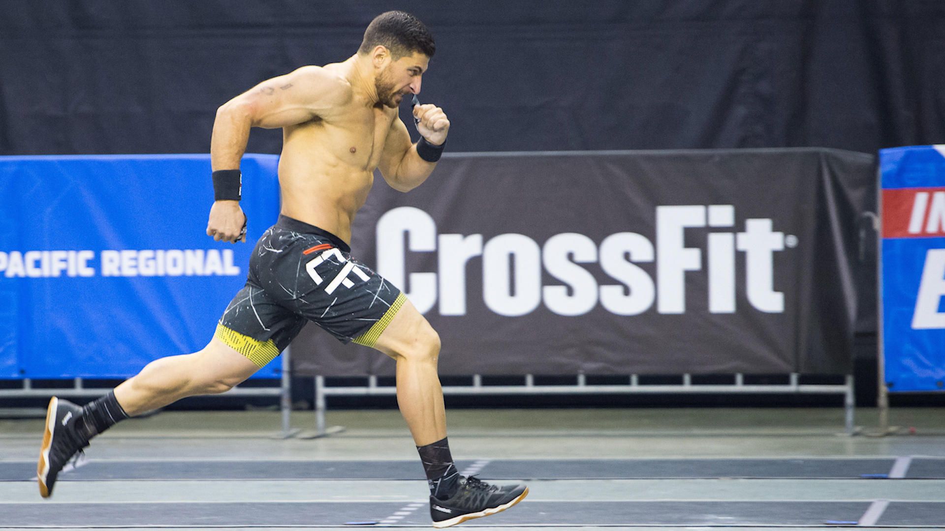 Atleta CrossFit corsa gara, 1920x1080 Full HD, Laptop