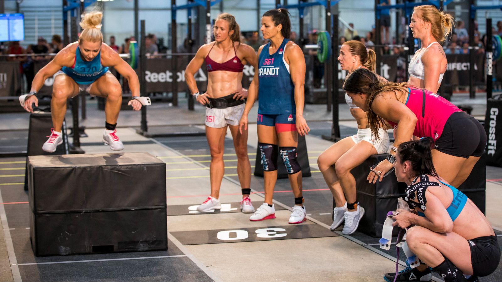 Atlete CrossFit Games competizione, 1600x900 HD, PC