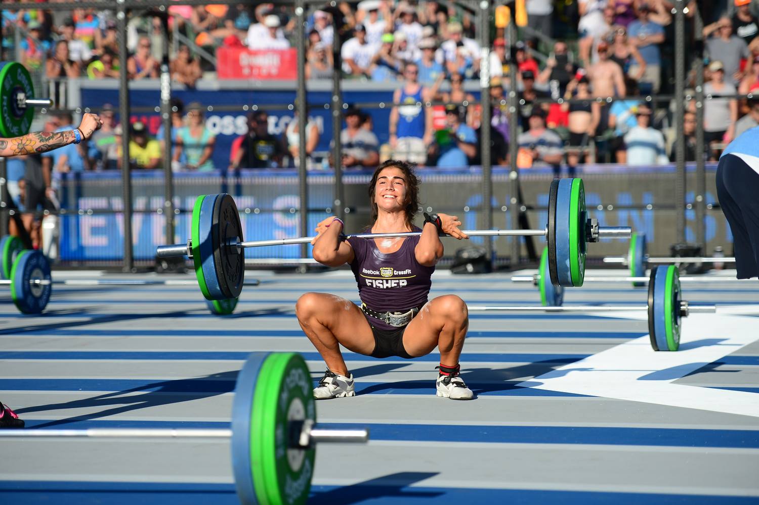Atleta CrossFit Games solleva bilanciere, 1500x998 720p, PC