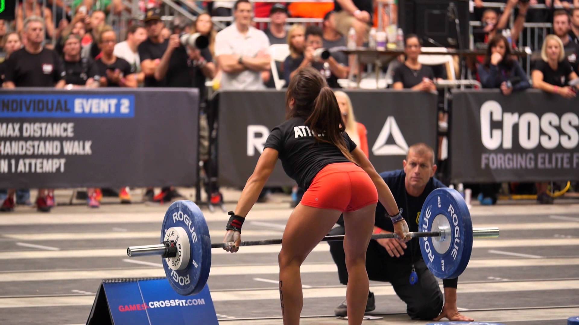 Atleta CrossFit Games solleva bilanciere, 1920x1080 Full HD, PC Desktop