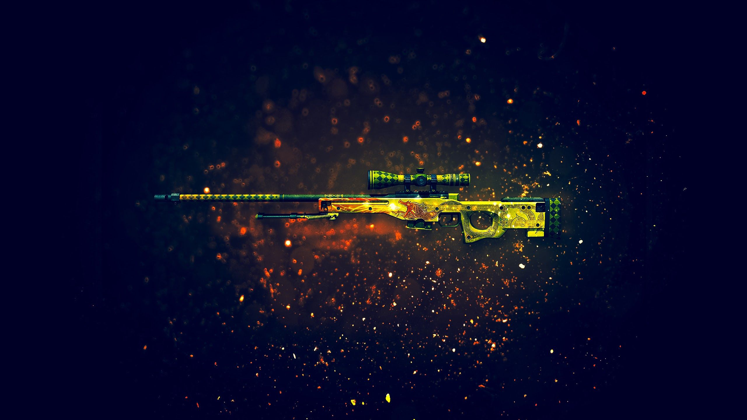 AWP Dragon Lore skin fucile, 2560x1440 2K, Monitor Gaming