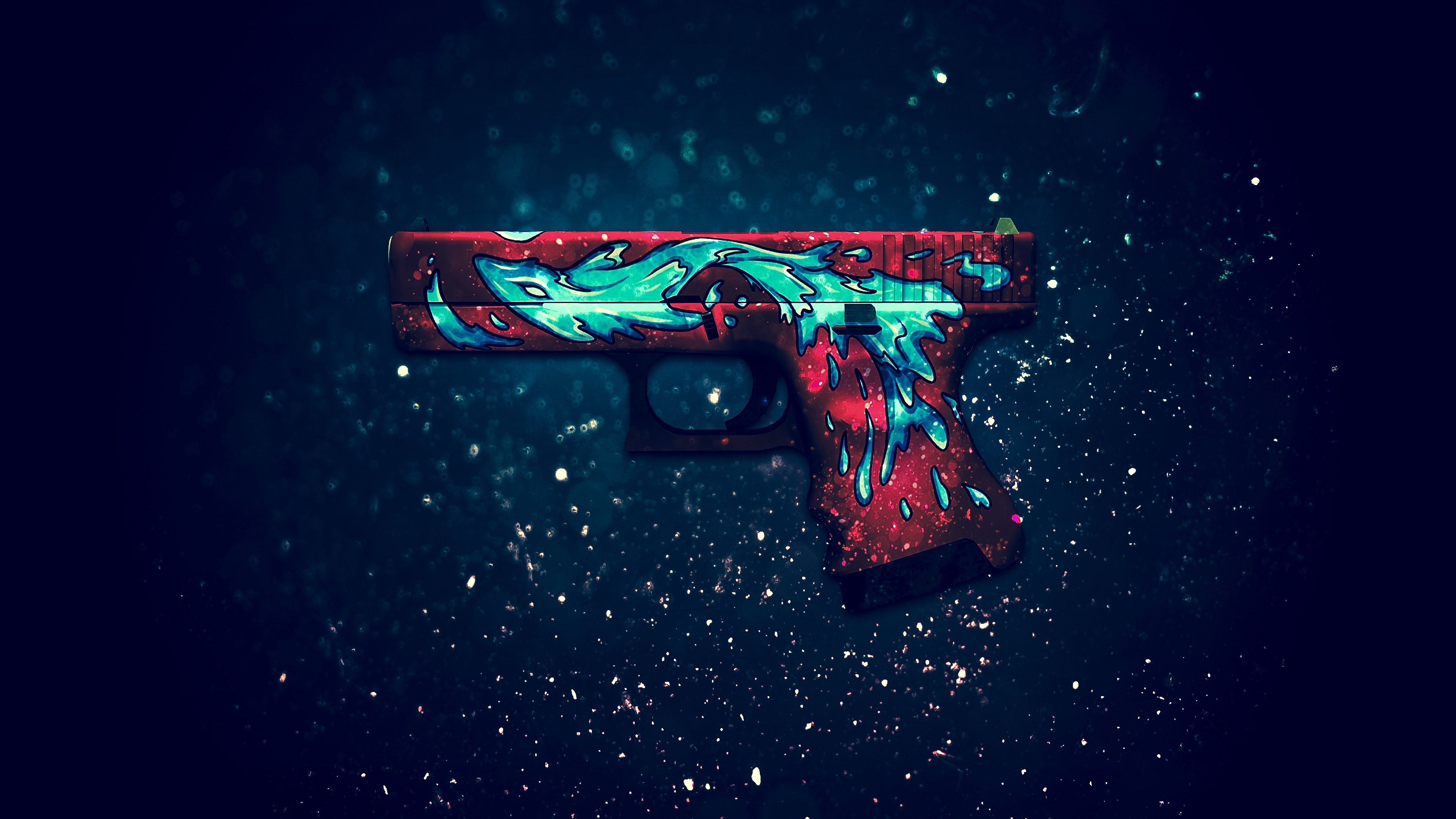 Counter-Strike Global Offensive logo, 1920x1080 Full HD, Laptop