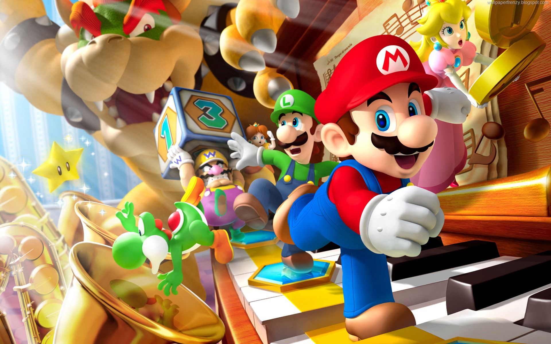 Personaggi Super Mario Bros, 1920x1200 WUXGA, PC