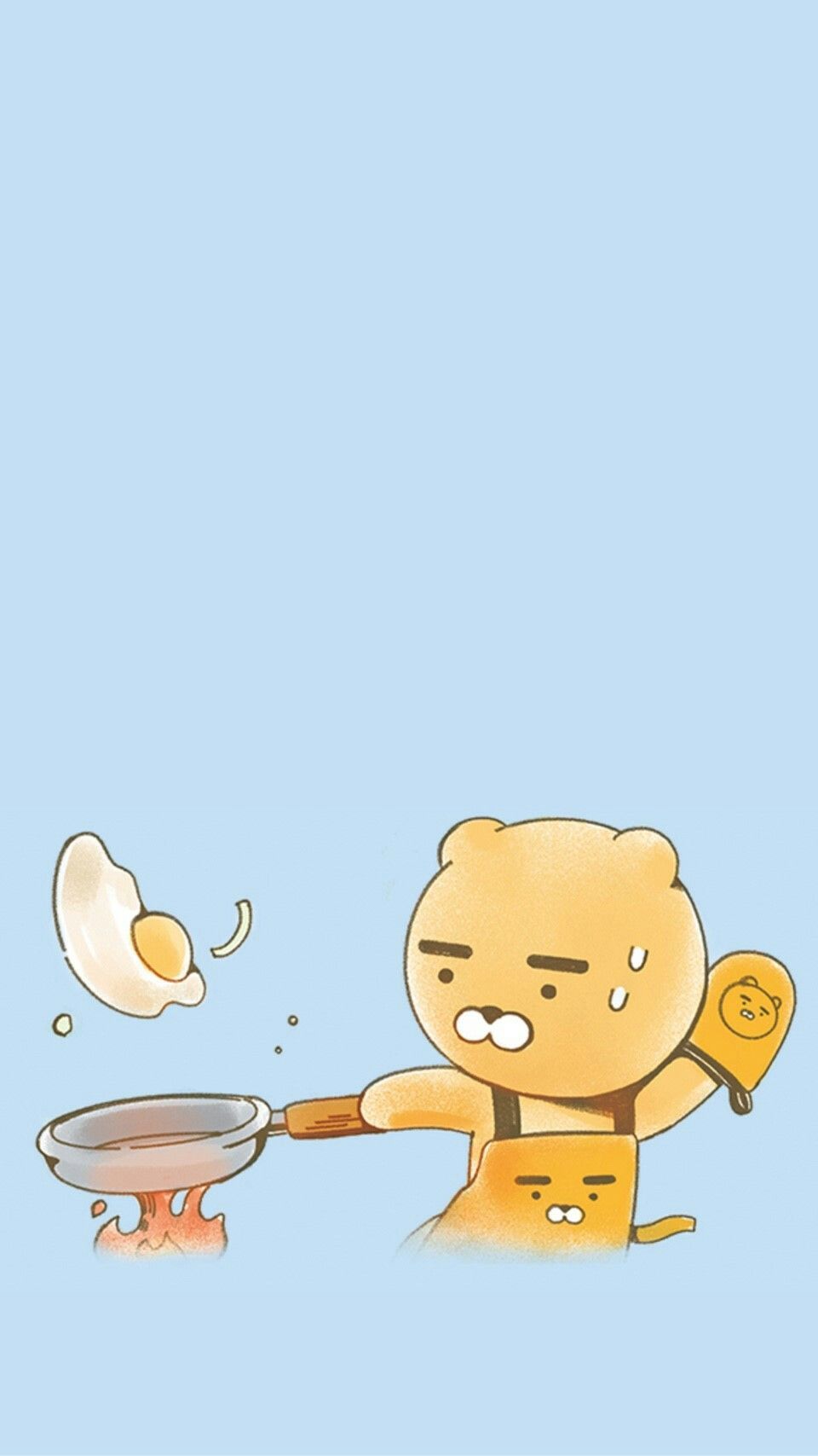 Leone cartone che cucina, 960x1707 Full HD Verticale, iPhone