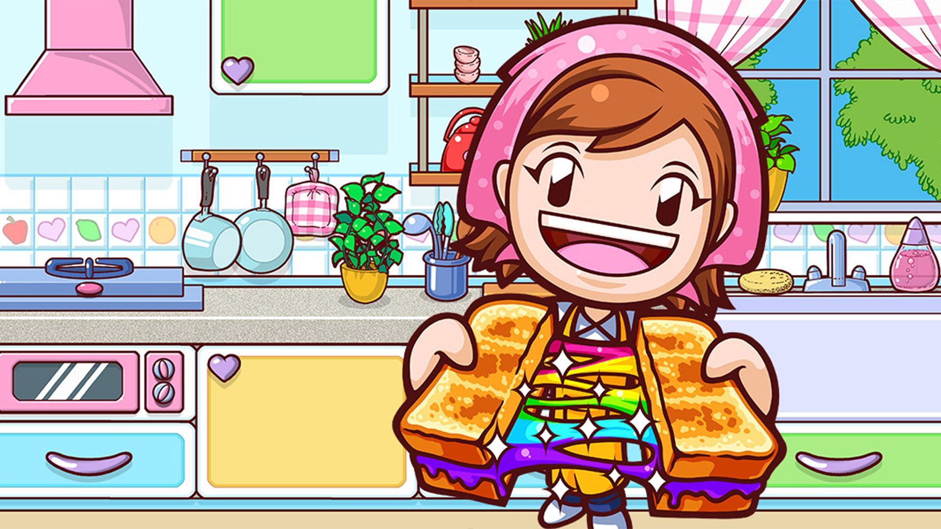 Cooking Mama in cucina cartoon, 1920x1080 Full HD 1080p, Laptop