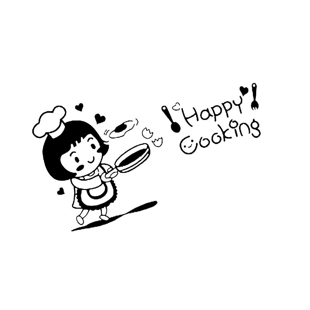 Cartoon cuoca prepara pizza, 1400x1050 HD, Desktop