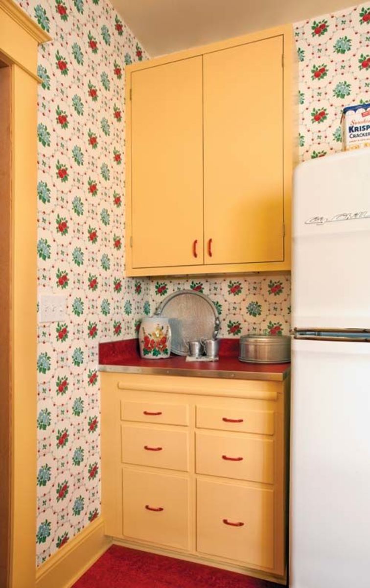 Cucina vintage anni 50 azzurra, 1358x1800 Full HD Verticale, iPhone