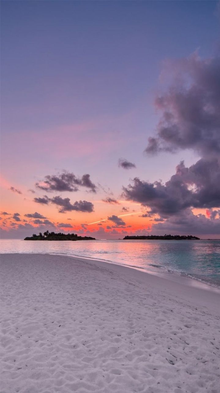Tramonto spiaggia tropicale isola, 719x1280 Full HD Verticale, Realme
