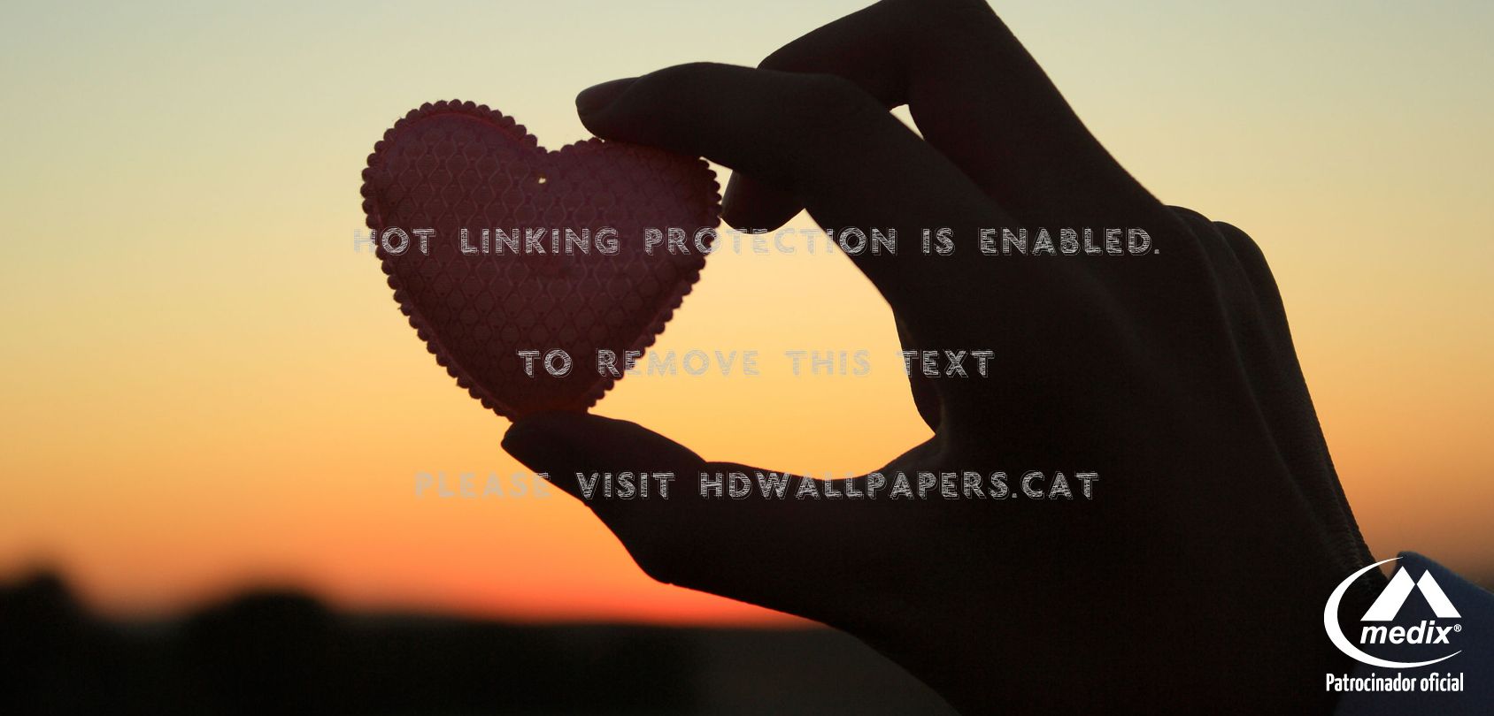 cuore di carta al tramonto, 1688x810 HD Ready, Laptop