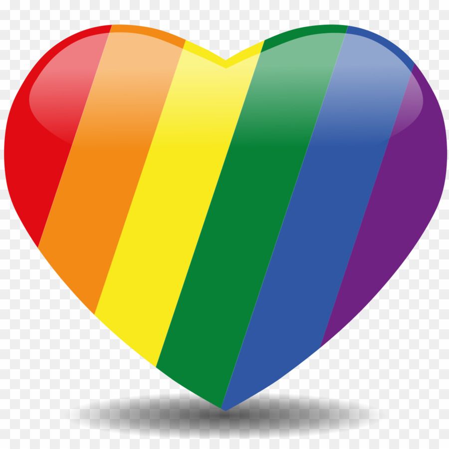 Cuore arcobaleno lucido, 900x900 HD, Laptop