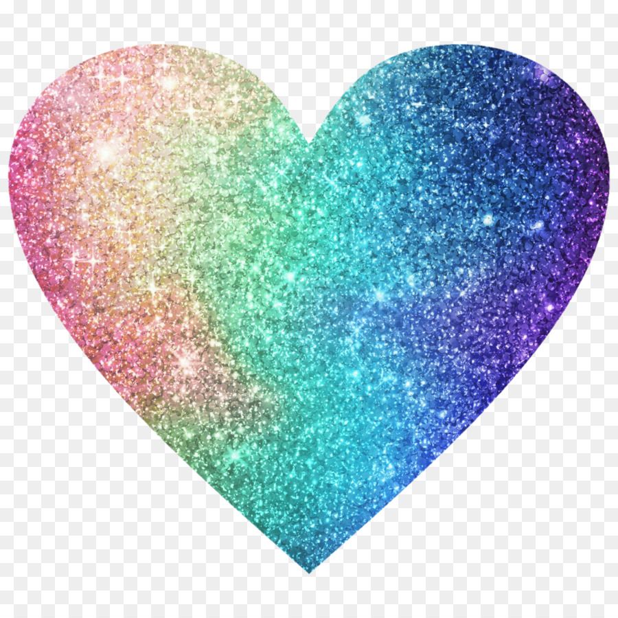 Cuore glitter arcobaleno, 900x900 HD, PC