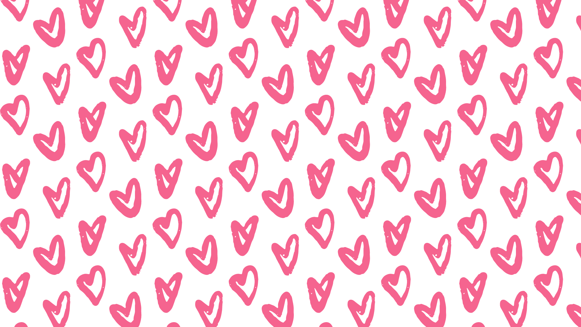 Cuori rosa disegnati a mano, 1920x1080 1080p, Desktop