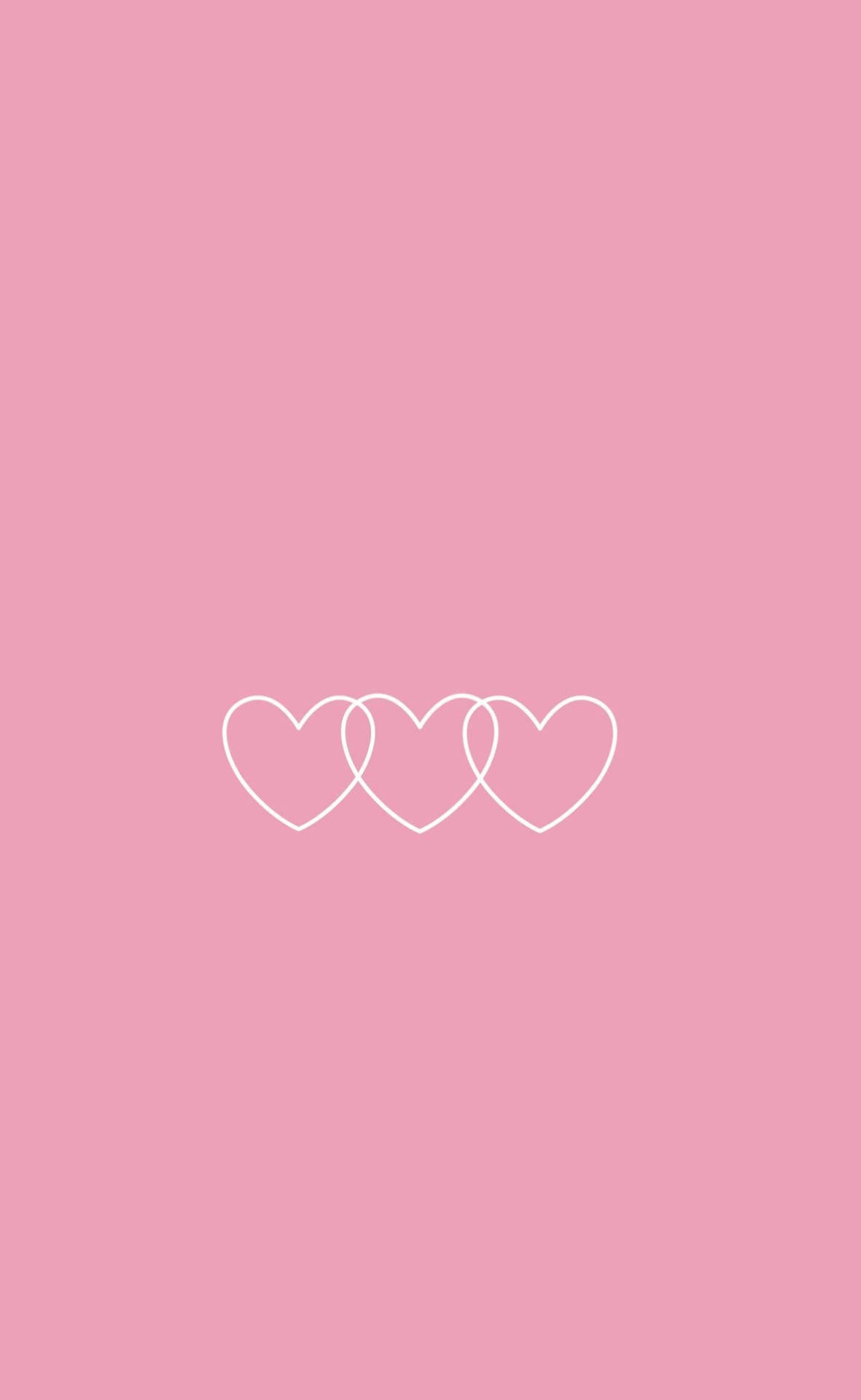 Tre cuori bianchi rosa, 1181x1920 Full HD Verticale, iPhone