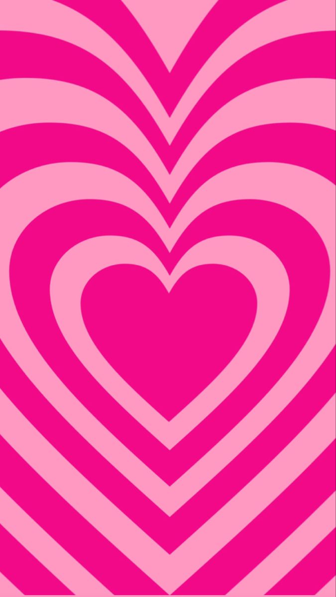 Cuore rosa concentrico, 675x1200 Full HD Verticale, iPhone