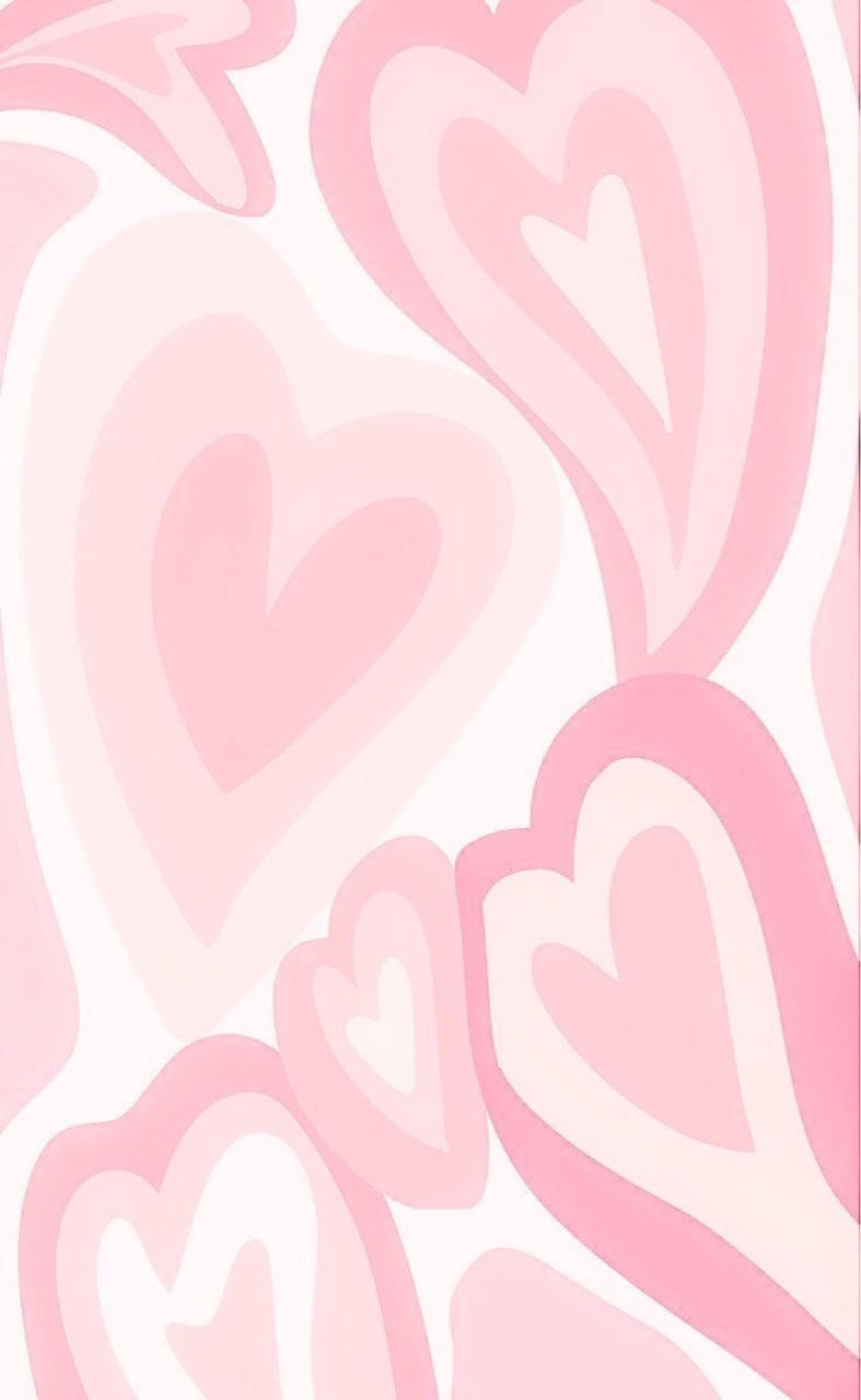Cuori rosa sfumati Y2k, 787x1280 Verticale, Mobile