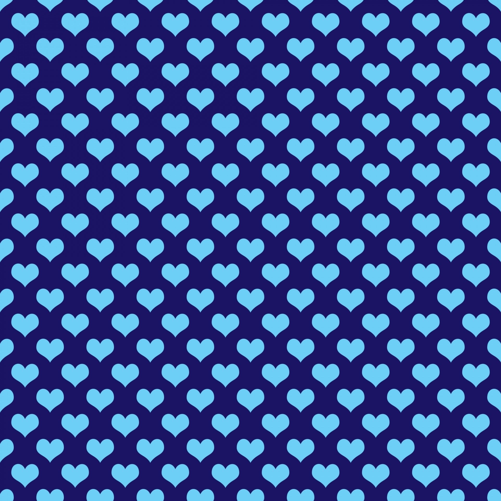 Cuori blu su sfondo blu scuro, 1920x1920 WUXGA, Desktop