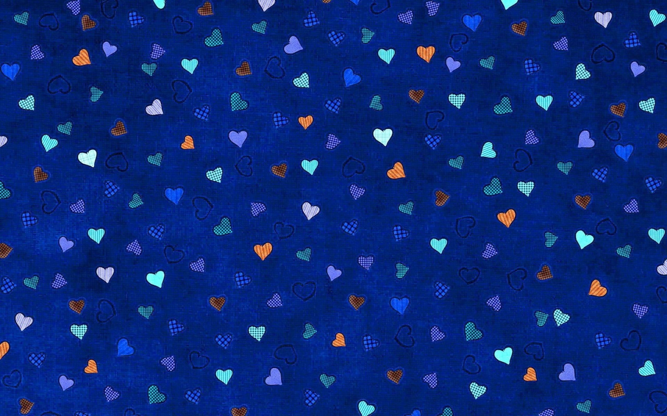 Cuori azzurri fluttuanti sfumati, 1920x1200 Full HD+ WUXGA, Desktop