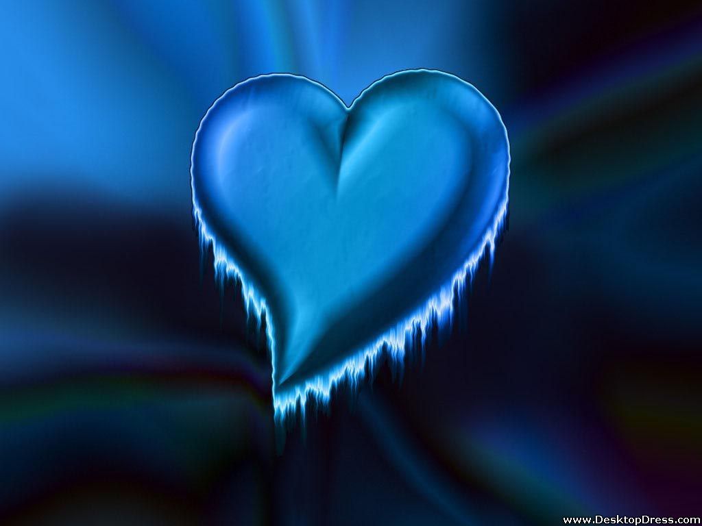 Cuore blu con farfalle, 1920x1080 Full HD 1080p, Desktop