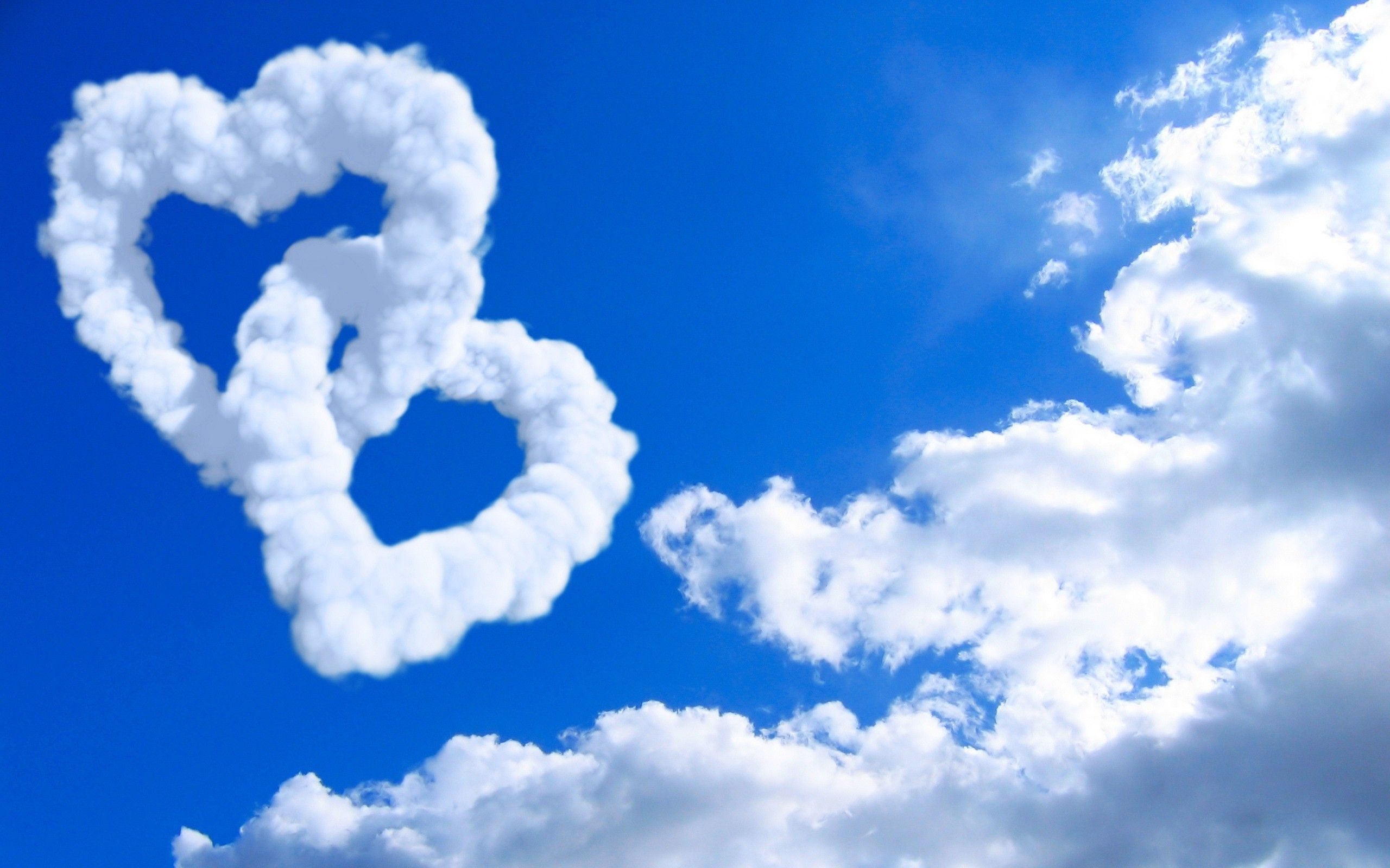 Nuvole a forma di cuori, 2560x1600 2K, Laptop