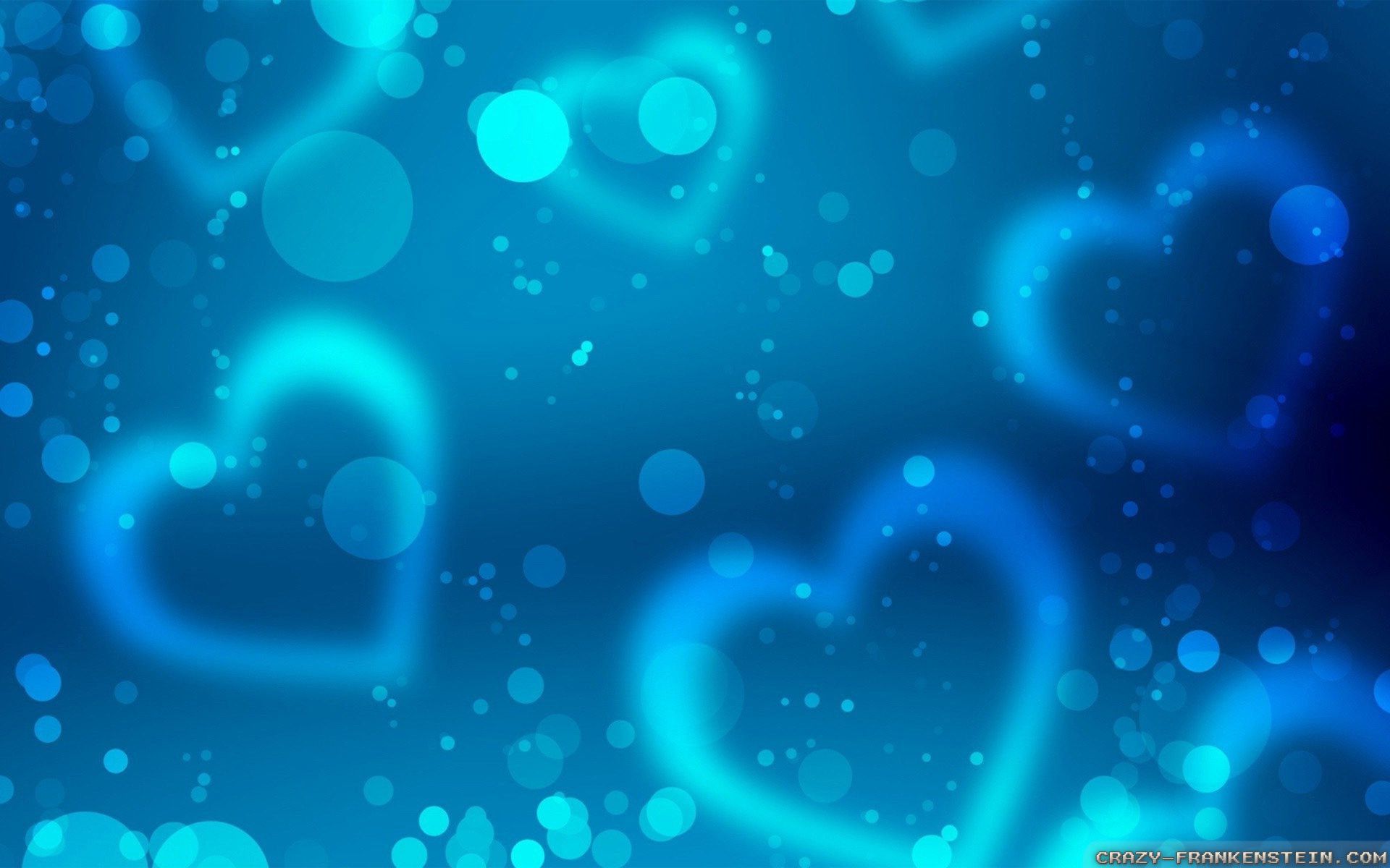 Cuori blu e fiocchi di neve, 1920x1080 1080p, Laptop