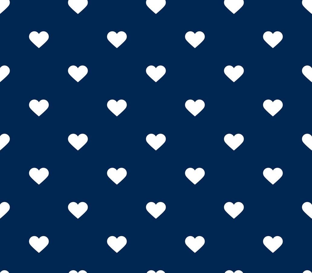 Cuori bianchi su blu navy, 1032x904 HD, Desktop