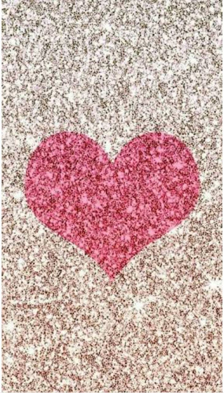 Cuore glitter rosa argento, 730x1280 Verticale, Telefono