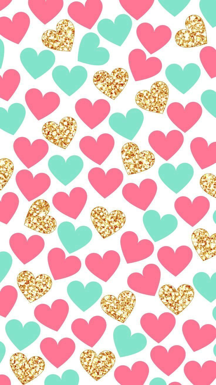 Cuore rosa con bokeh, 1080x1920 Full HD Verticale, Smartphone