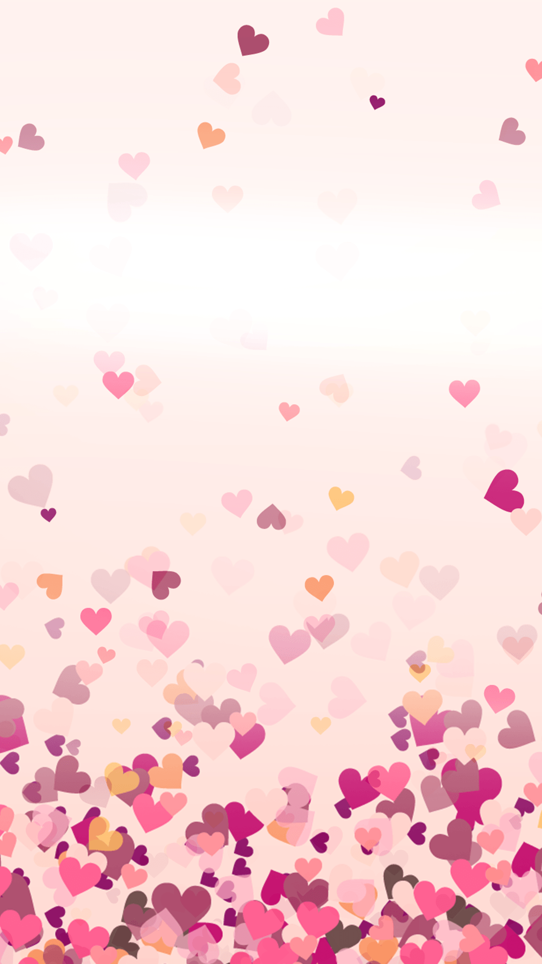 Cuore rosa sfondo bordeaux, 1080x1920 Full HD Verticale, iPhone