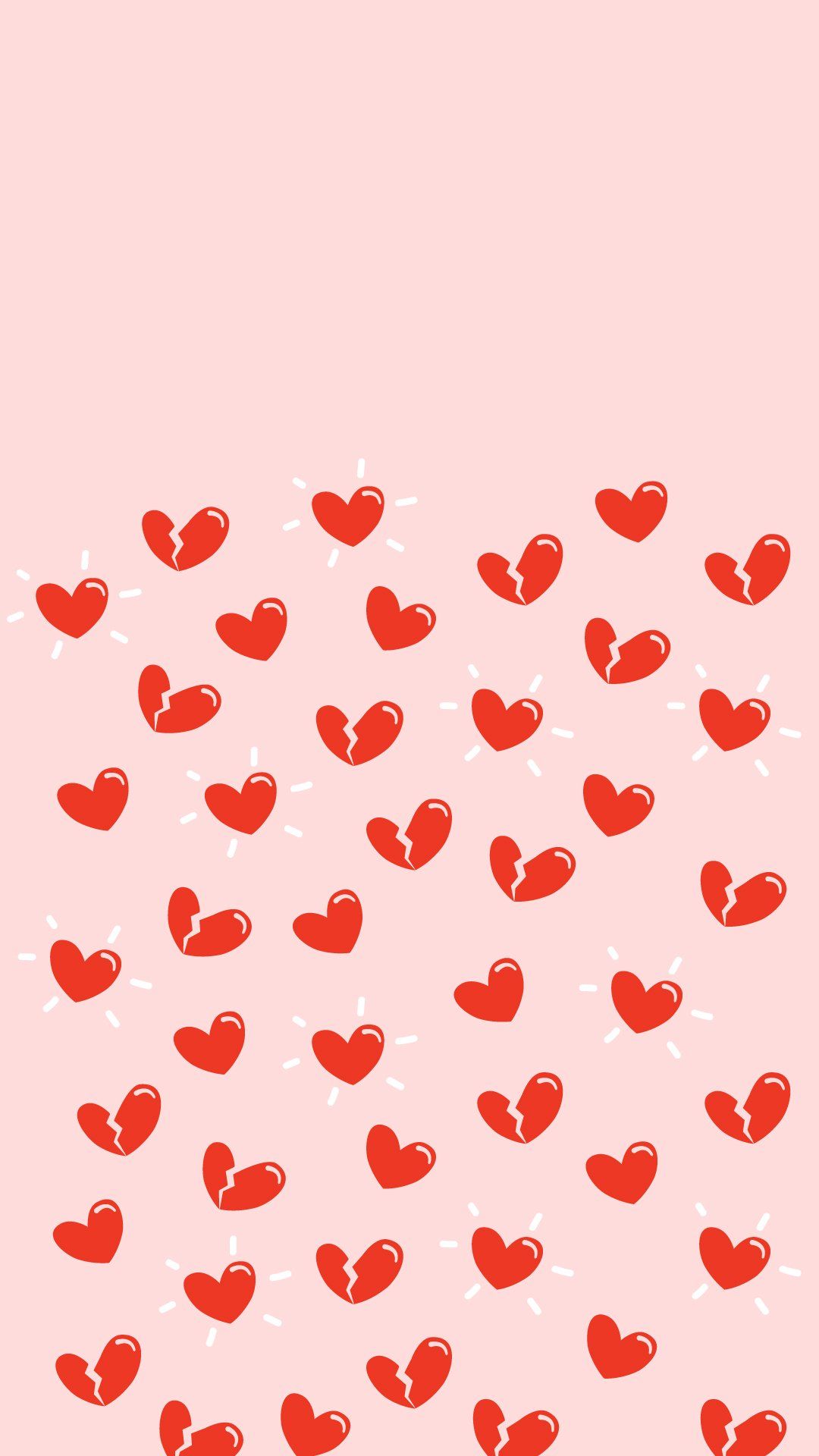 Cuori rosa fluttuanti, 1080x1920 Verticale, Mobile